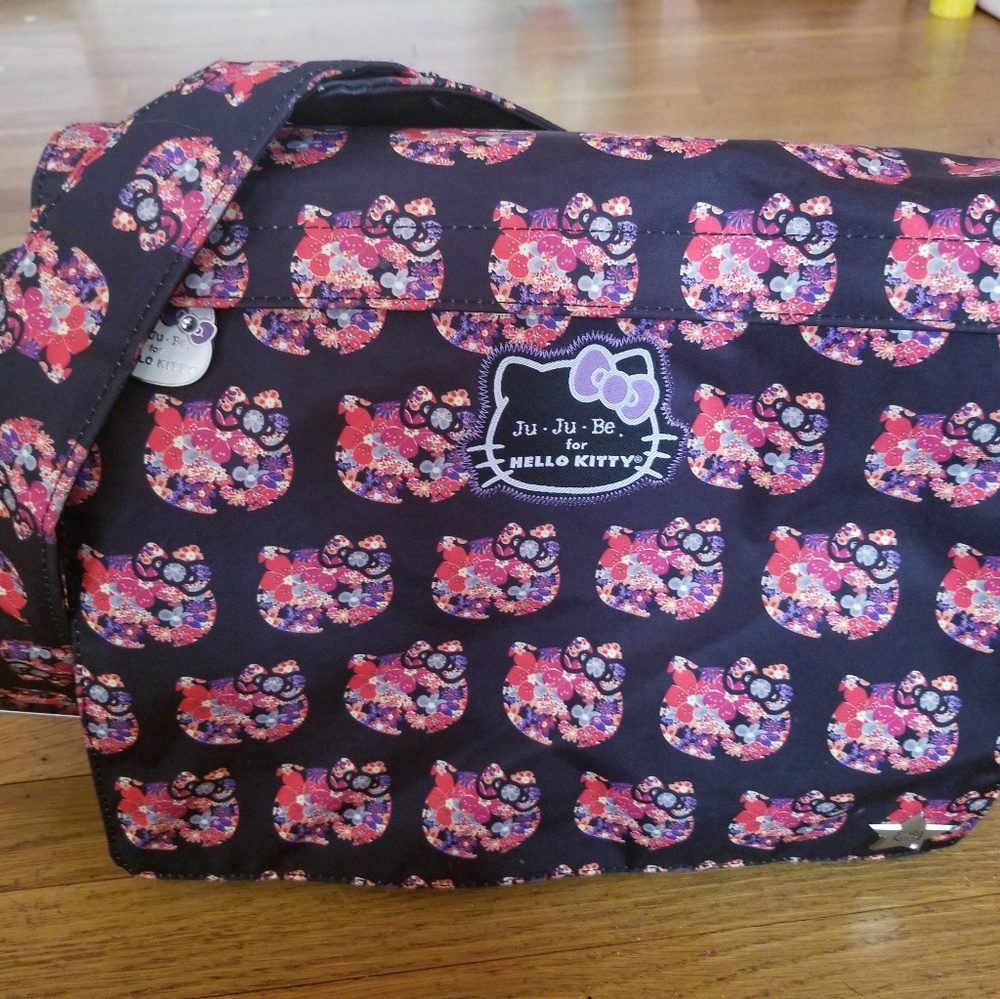 JuJuBe Better Be Messenger Hello Kitty Diaper Bag